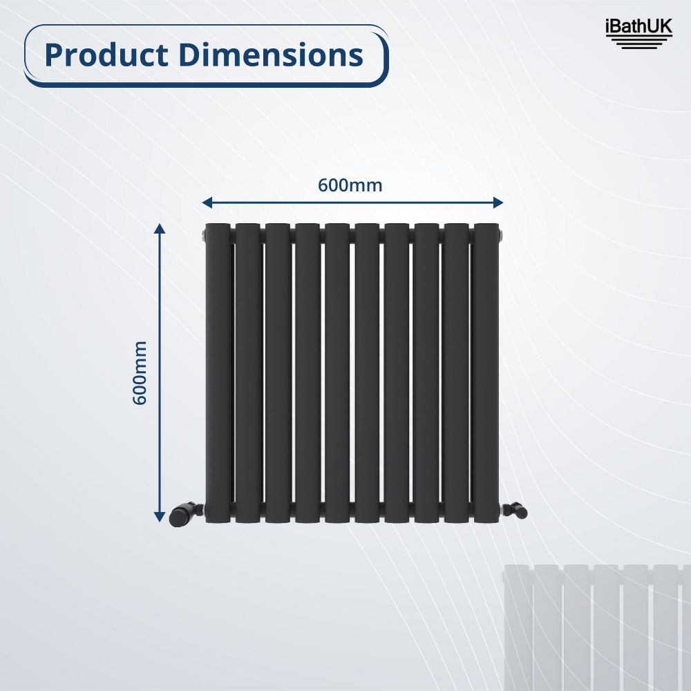Princia Horizontal Double Oval Panel Radiator