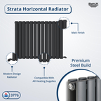 Princia Horizontal Double Oval Panel Radiator