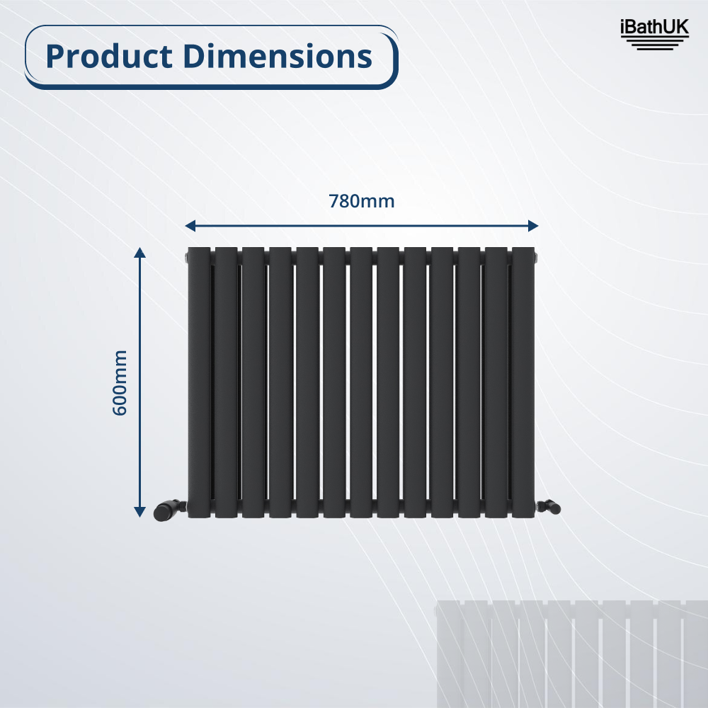 Princia Horizontal Double Oval Panel Radiator