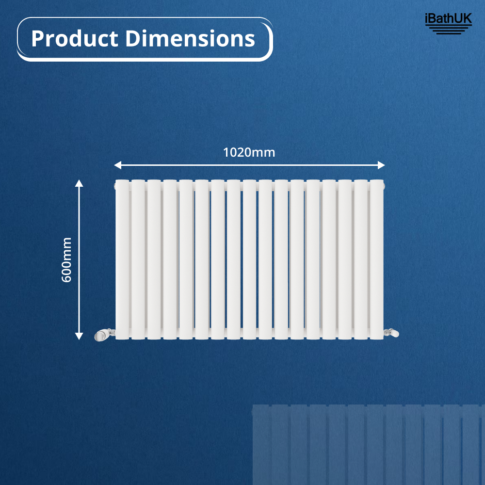 Princia Horizontal Double Oval Panel Radiator