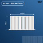 Princia Horizontal Double Oval Panel Radiator