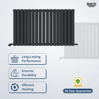 Princia Horizontal Double Oval Panel Radiator