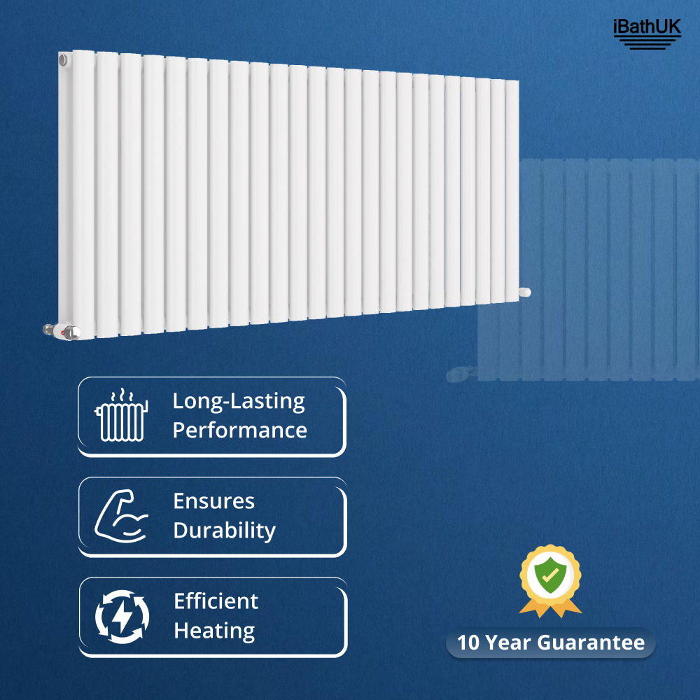 Princia Horizontal Double Oval Panel Radiator