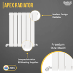 iBathUK Apex Horizontal Double Panel Slim Flat Radiator, Designer Radiator, UK Radiators, Slim Radiators