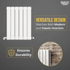 iBathUK Apex Horizontal Double Panel Slim Flat Radiator, Designer Radiator, UK Radiators, Slim Radiators