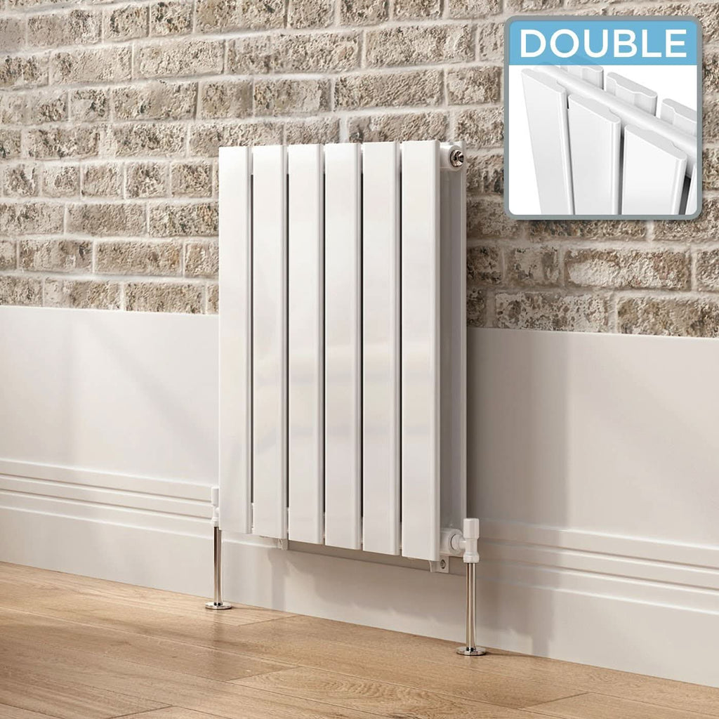 iBathUK Apex Horizontal Double Panel Slim Flat Radiator, Designer Radiator, UK Radiators, Slim Radiators