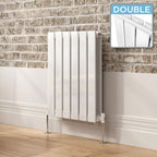 iBathUK Apex Horizontal Double Panel Slim Flat Radiator, Designer Radiator, UK Radiators, Slim Radiators