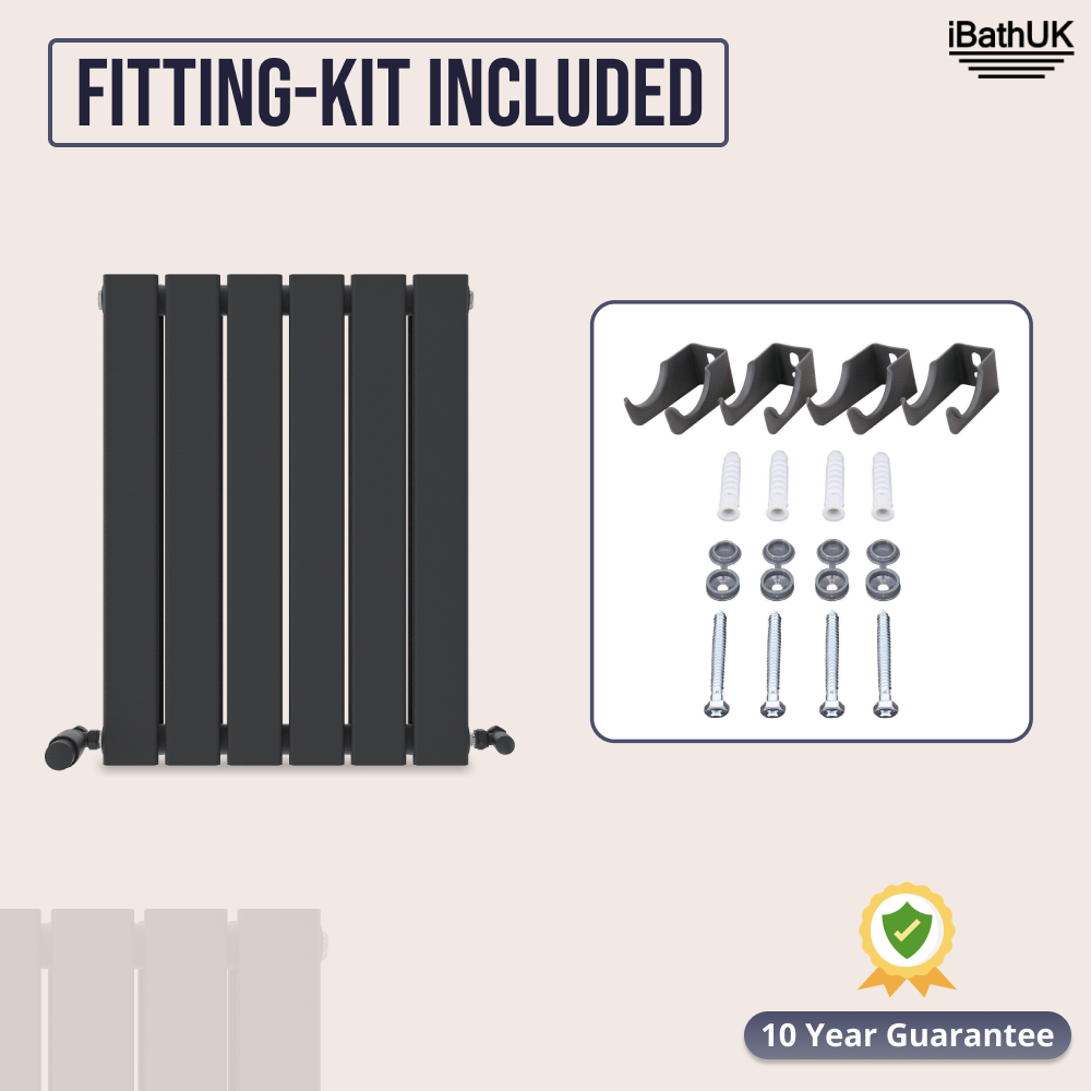 iBathUK Apex Horizontal Double Panel Slim Flat Radiator, Designer Radiator, UK Radiators, Slim Radiators