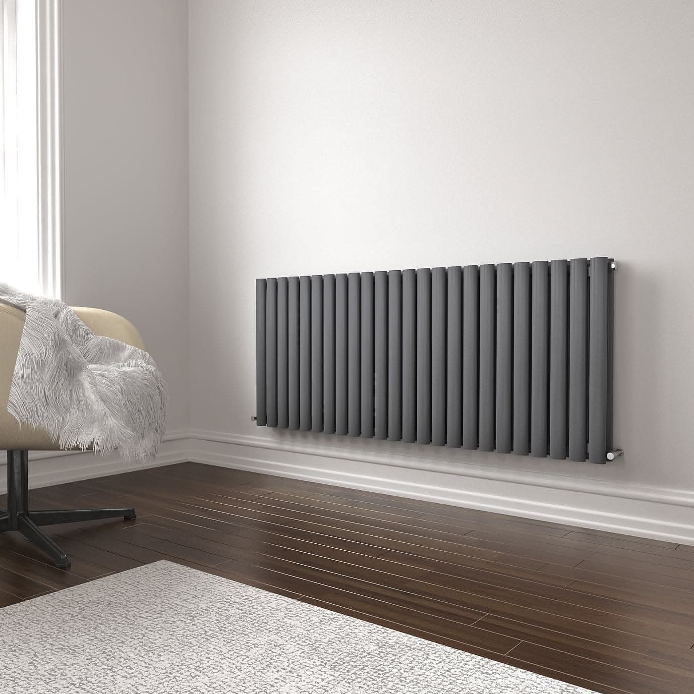 Princia Horizontal Double Oval Panel Radiator