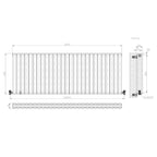 Princia Horizontal Double Oval Panel Radiator