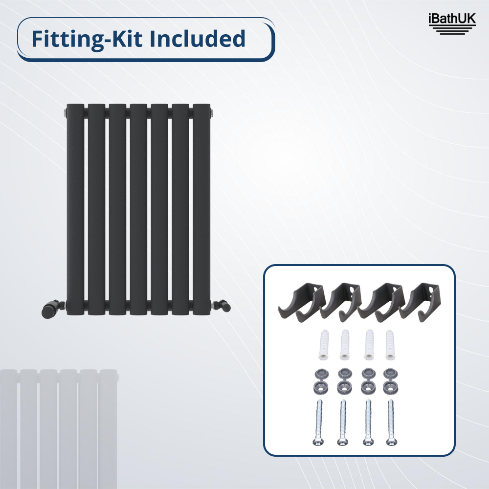 Princia Horizontal Single Oval Panel Radiator