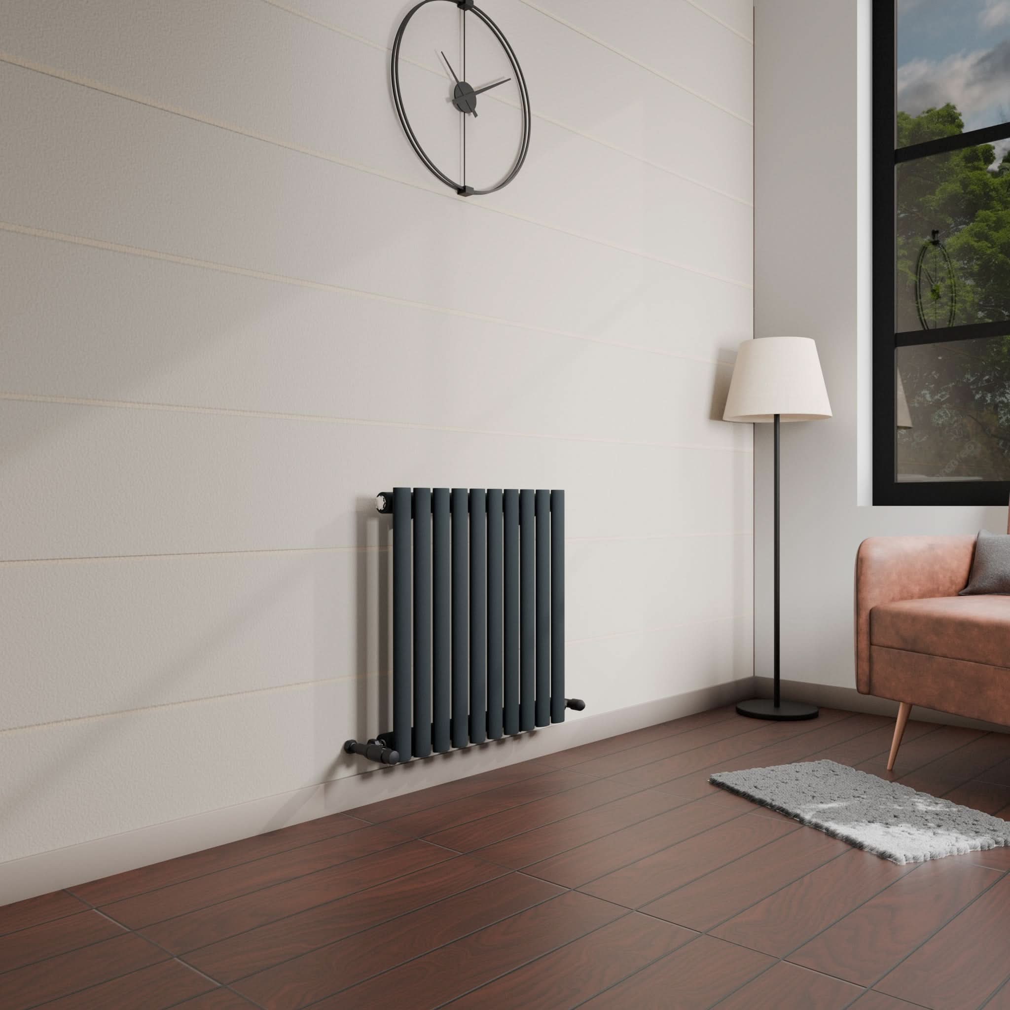 Princia Horizontal Single Oval Panel Radiator