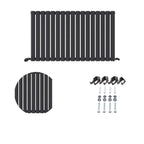 Princia Horizontal Single Oval Panel Radiator