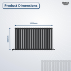 Princia Horizontal Single Oval Panel Radiator