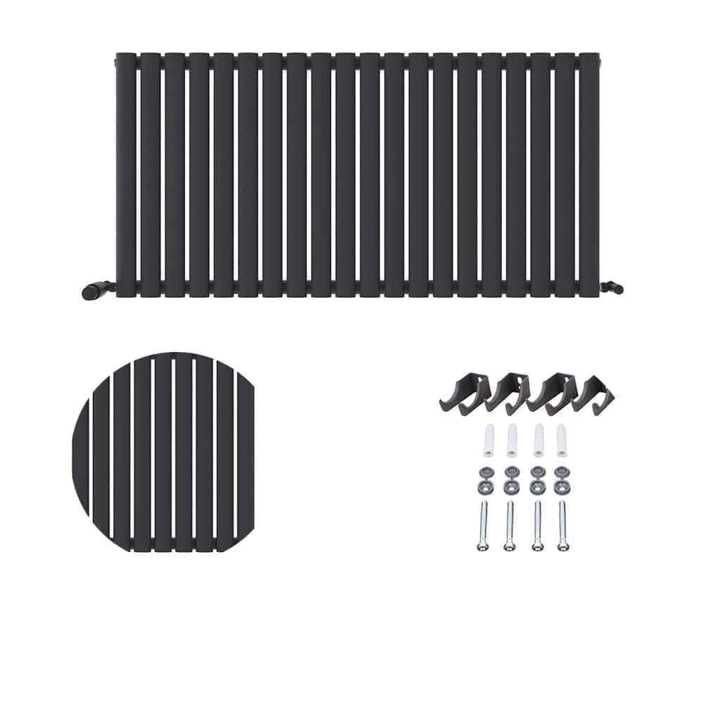 Princia Horizontal Single Oval Panel Radiator