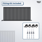 Princia Horizontal Single Oval Panel Radiator