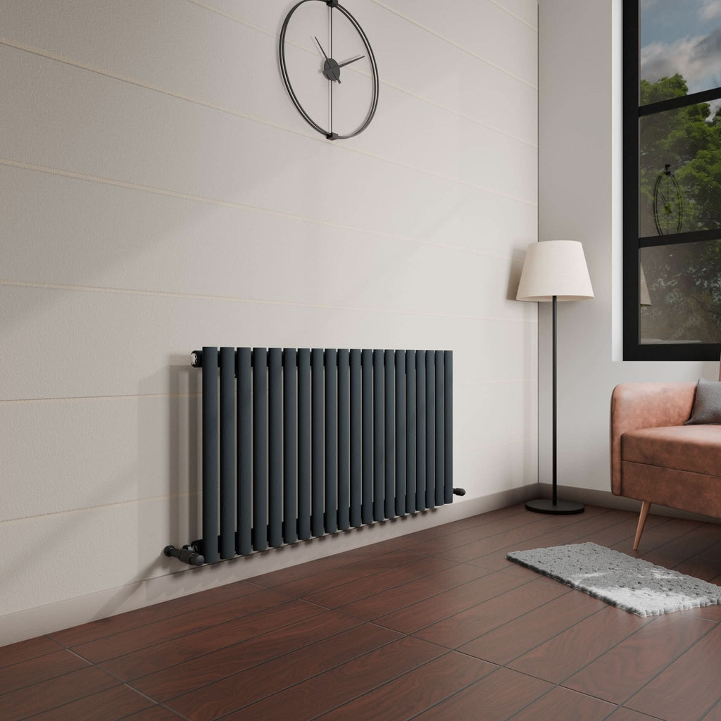 Princia Horizontal Single Oval Panel Radiator