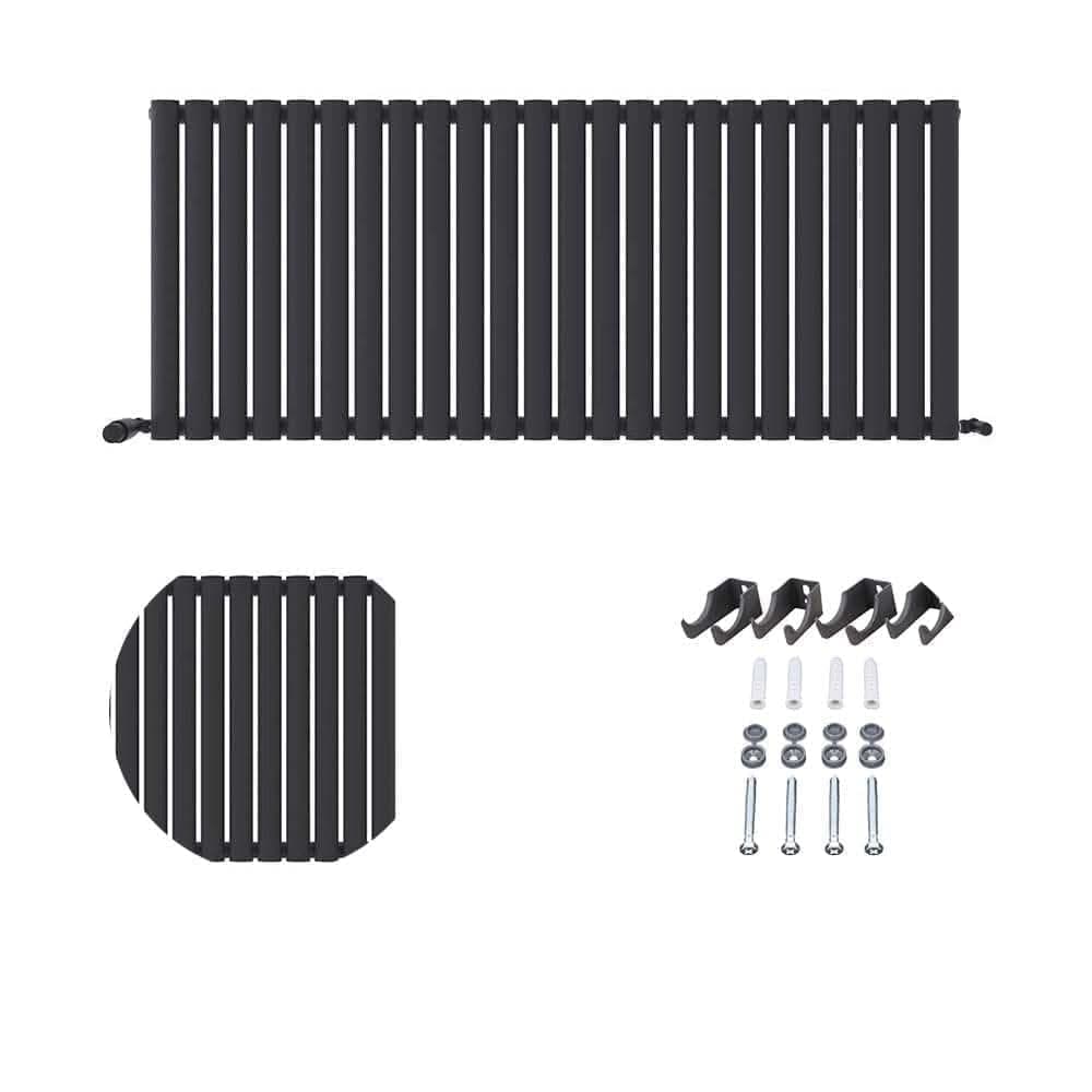 Princia Horizontal Single Oval Panel Radiator