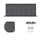 Princia Horizontal Single Oval Panel Radiator