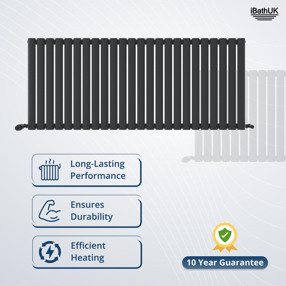 Princia Horizontal Single Oval Panel Radiator