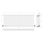 Princia Horizontal Double Oval Panel Radiator