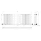 Princia Horizontal Double Oval Panel Radiator