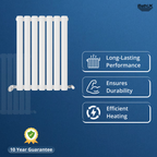 Princia Horizontal Single Oval Panel Radiator