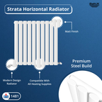 Princia Horizontal Single Oval Panel Radiator