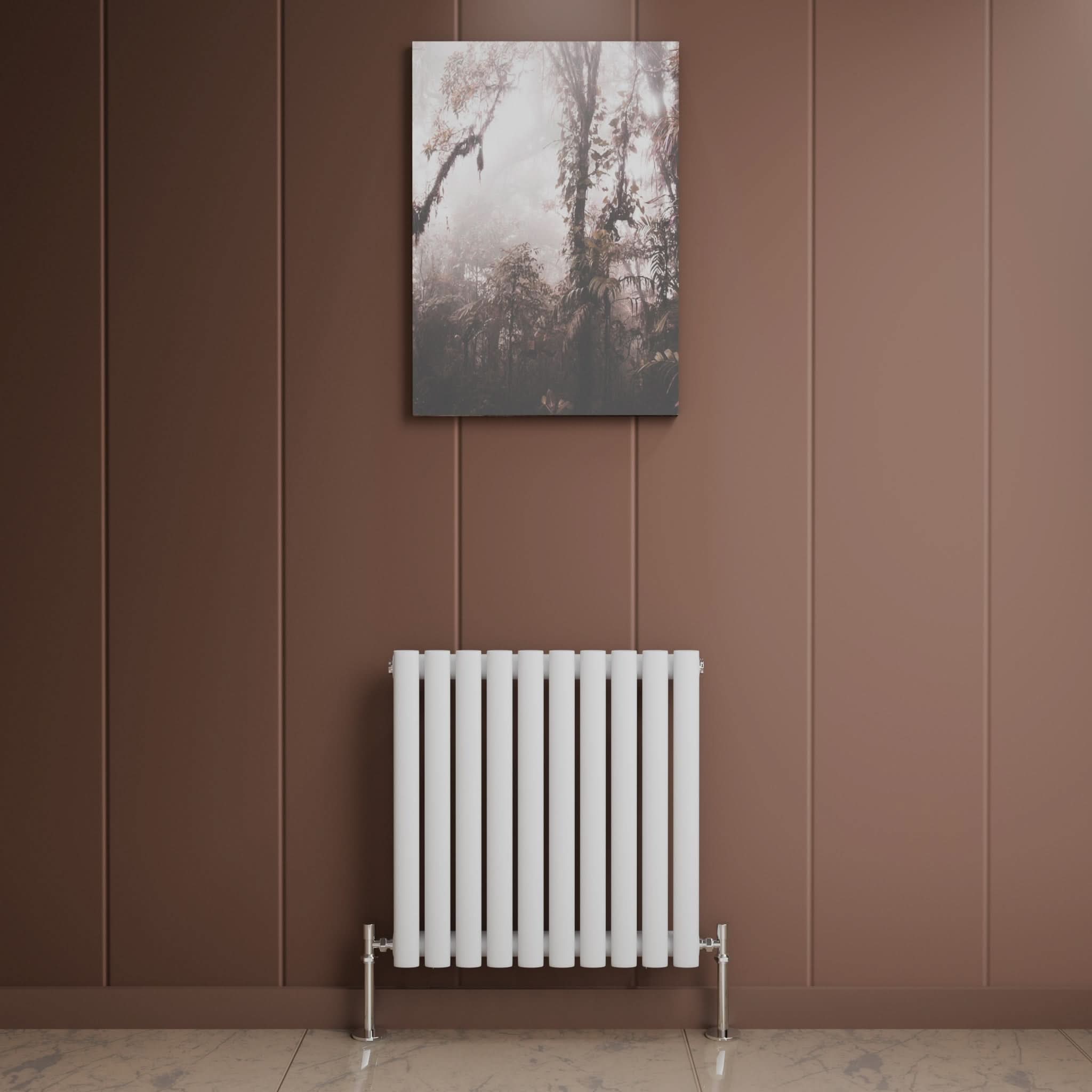 Princia Horizontal Single Oval Panel Radiator