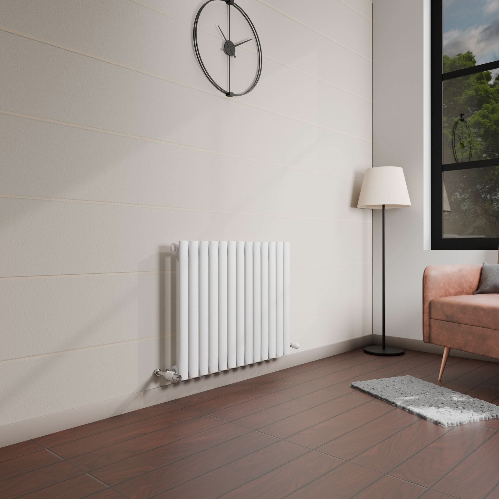 Princia Horizontal Single Oval Panel Radiator