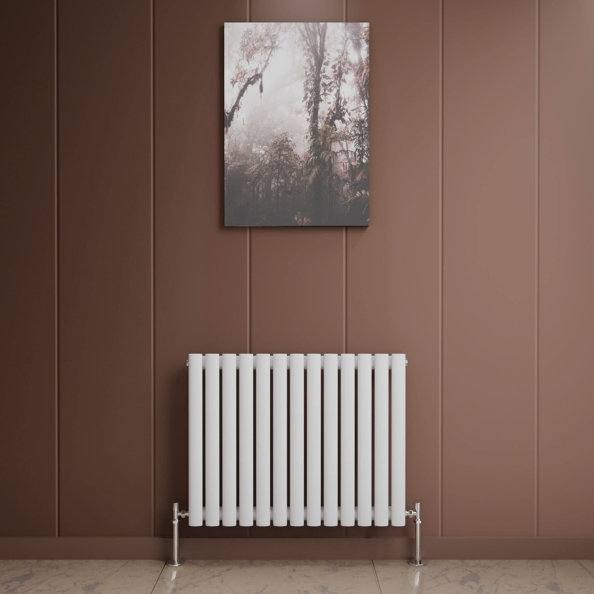 Princia Horizontal Single Oval Panel Radiator