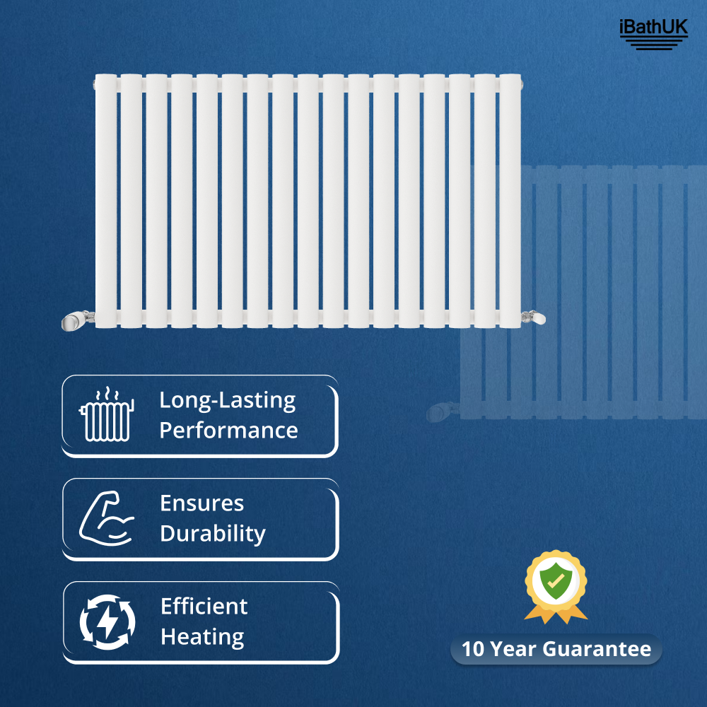 Princia Horizontal Single Oval Panel Radiator