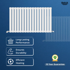 Princia Horizontal Single Oval Panel Radiator