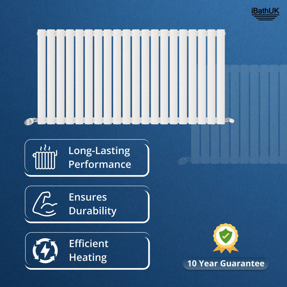 Princia Horizontal Single Oval Panel Radiator