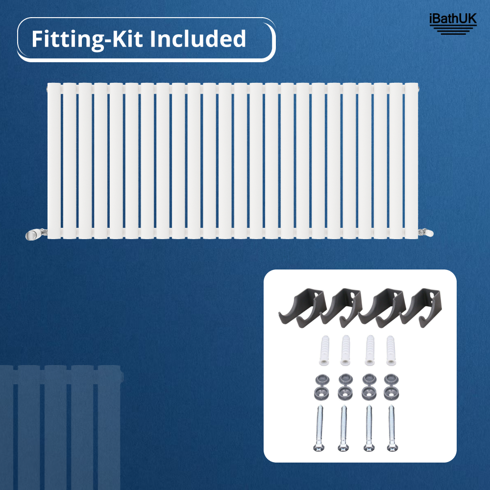 Princia Horizontal Single Oval Panel Radiator