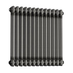 Helena Traditional Horizontal Column Radiator - Raw Metal