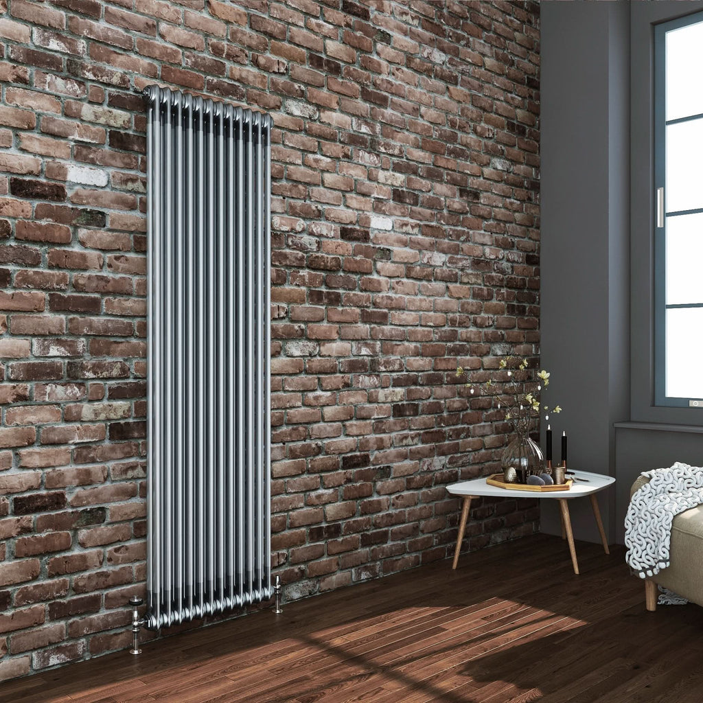 Helena MKII Column Vertical Radiator - Raw Metal