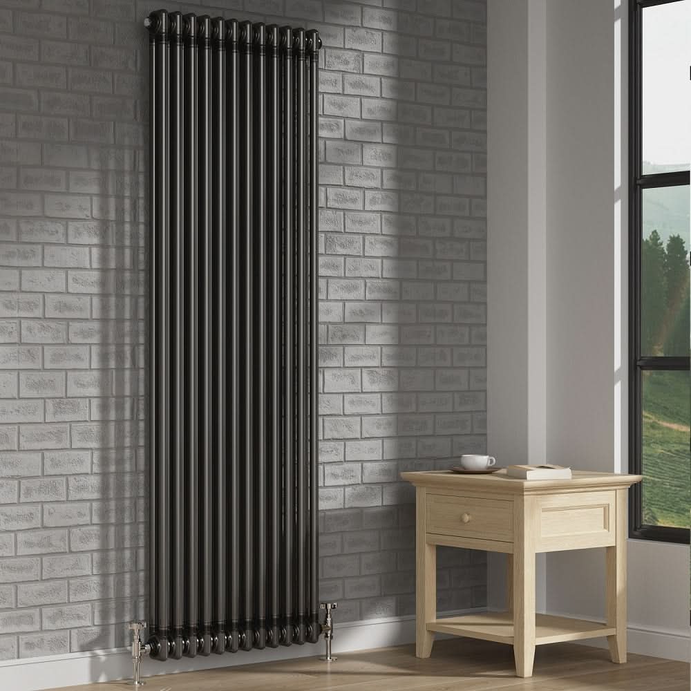 Helena MKII Column Vertical Radiator - Raw Metal