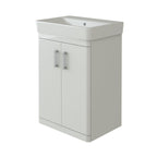 Solar Luxury Waterproof 2 Door Floorstanding Vanity Unit With Basin - 960mm x 600mm