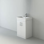 Solar Luxury Waterproof 2 Door Floorstanding Vanity Unit With Basin - 960mm x 600mm