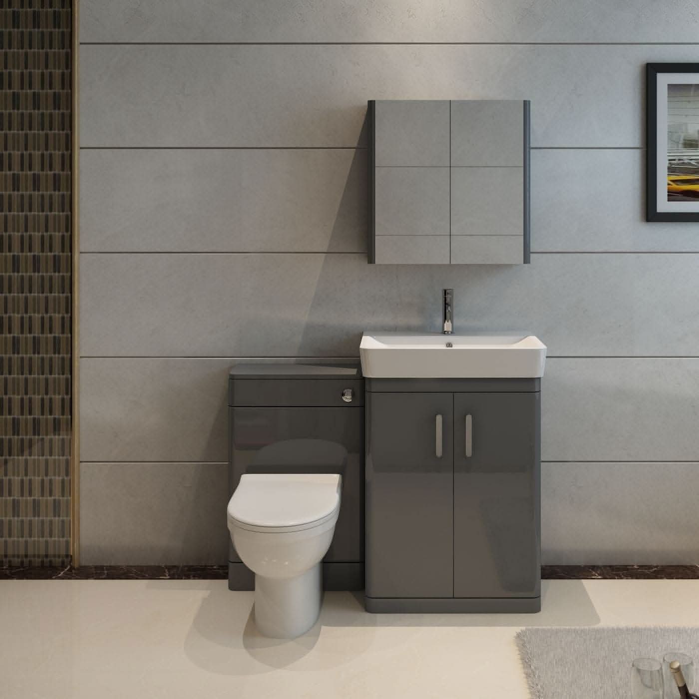 Solar Acubase Waterproof WC Unit - 500mm x 235mm