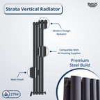 Princia Vertical Oval Double Panel Radiator