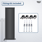 Princia Vertical Oval Double Panel Radiator