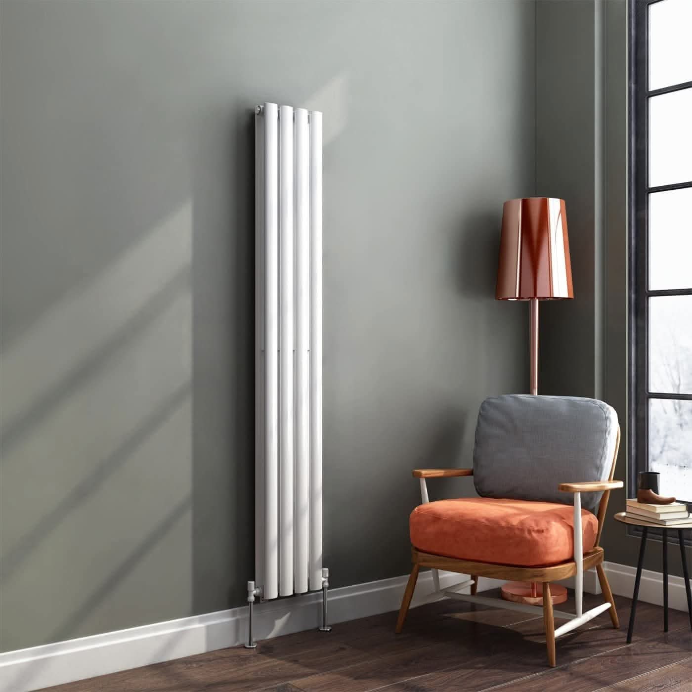 Princia Vertical Oval Double Panel Radiator
