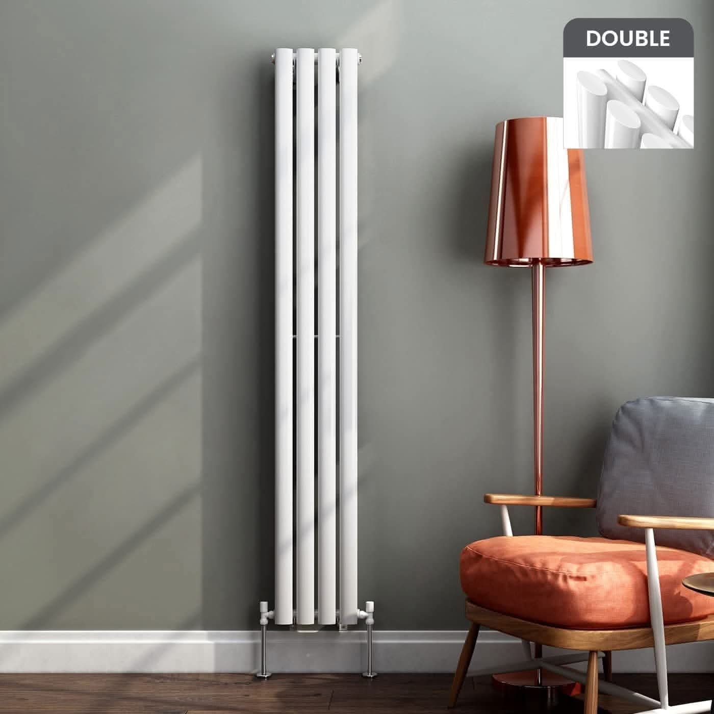 Princia Vertical Oval Double Panel Radiator
