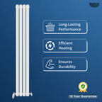 Princia Vertical Oval Double Panel Radiator