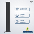 Princia Vertical Oval Single Panel Radiator