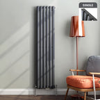 Princia Vertical Oval Single Panel Radiator