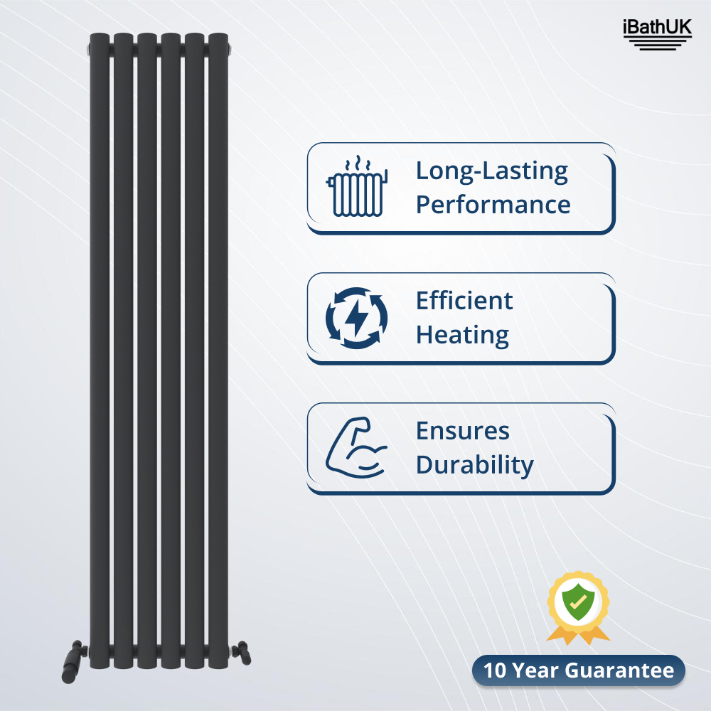 Princia Vertical Oval Single Panel Radiator