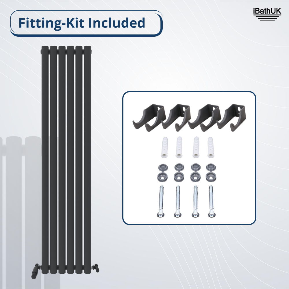 Princia Vertical Oval Single Panel Radiator